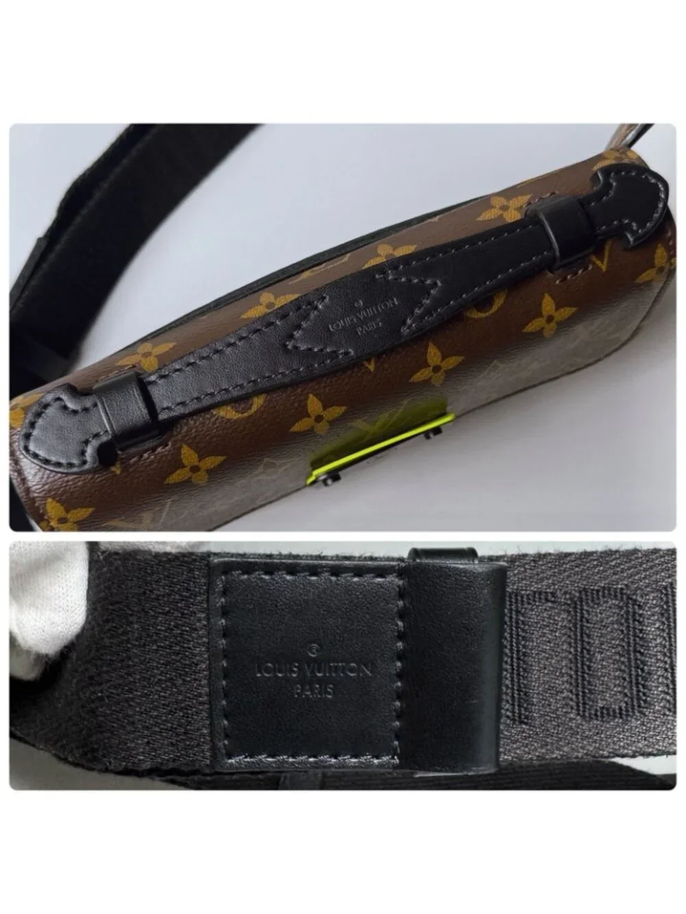 Louis Vuitton Monogram Macassar S Lock Sling
